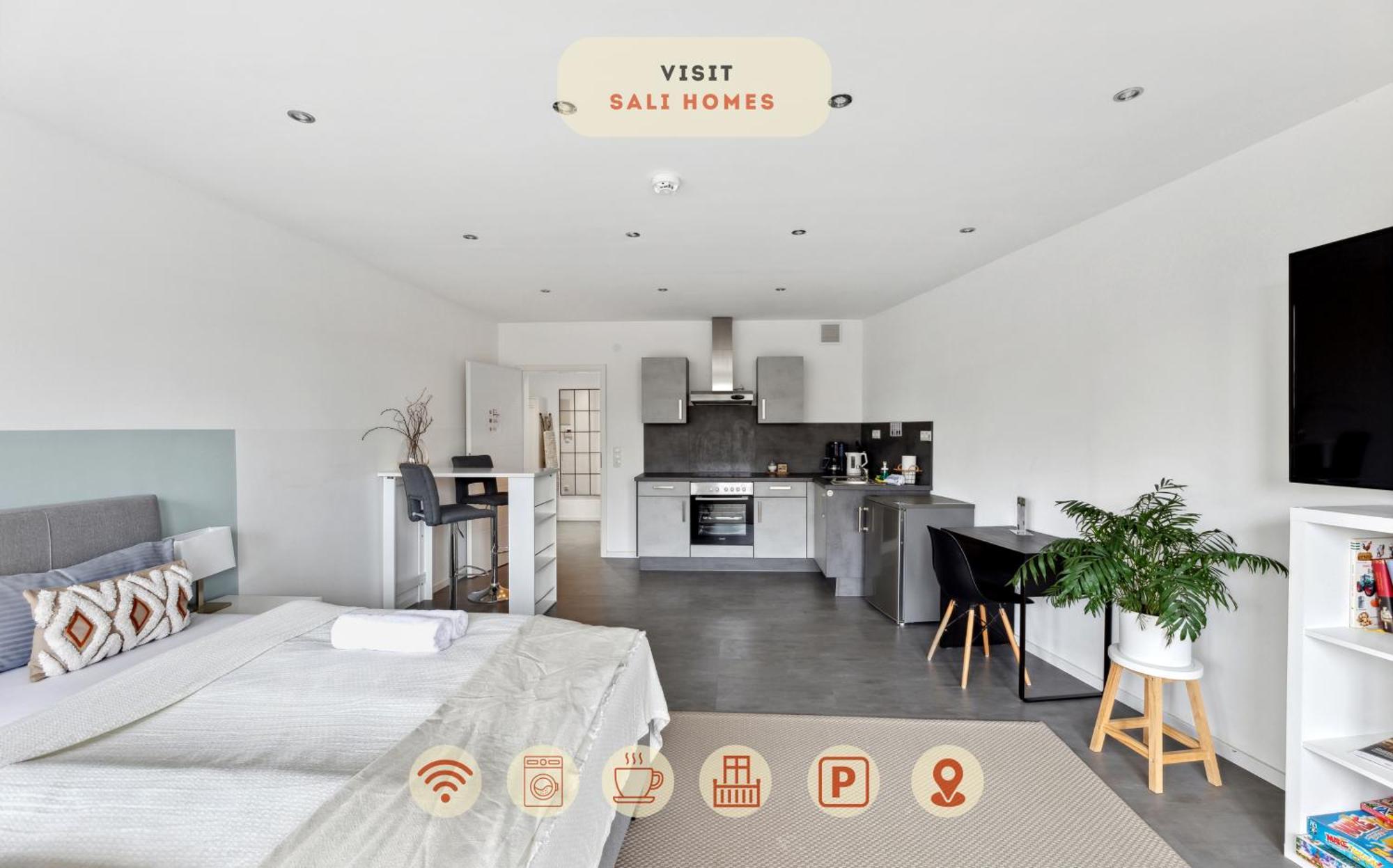 Sali Homes - Charming Studio Apartment In Heart Of Bayreuth With Balcony 外观 照片